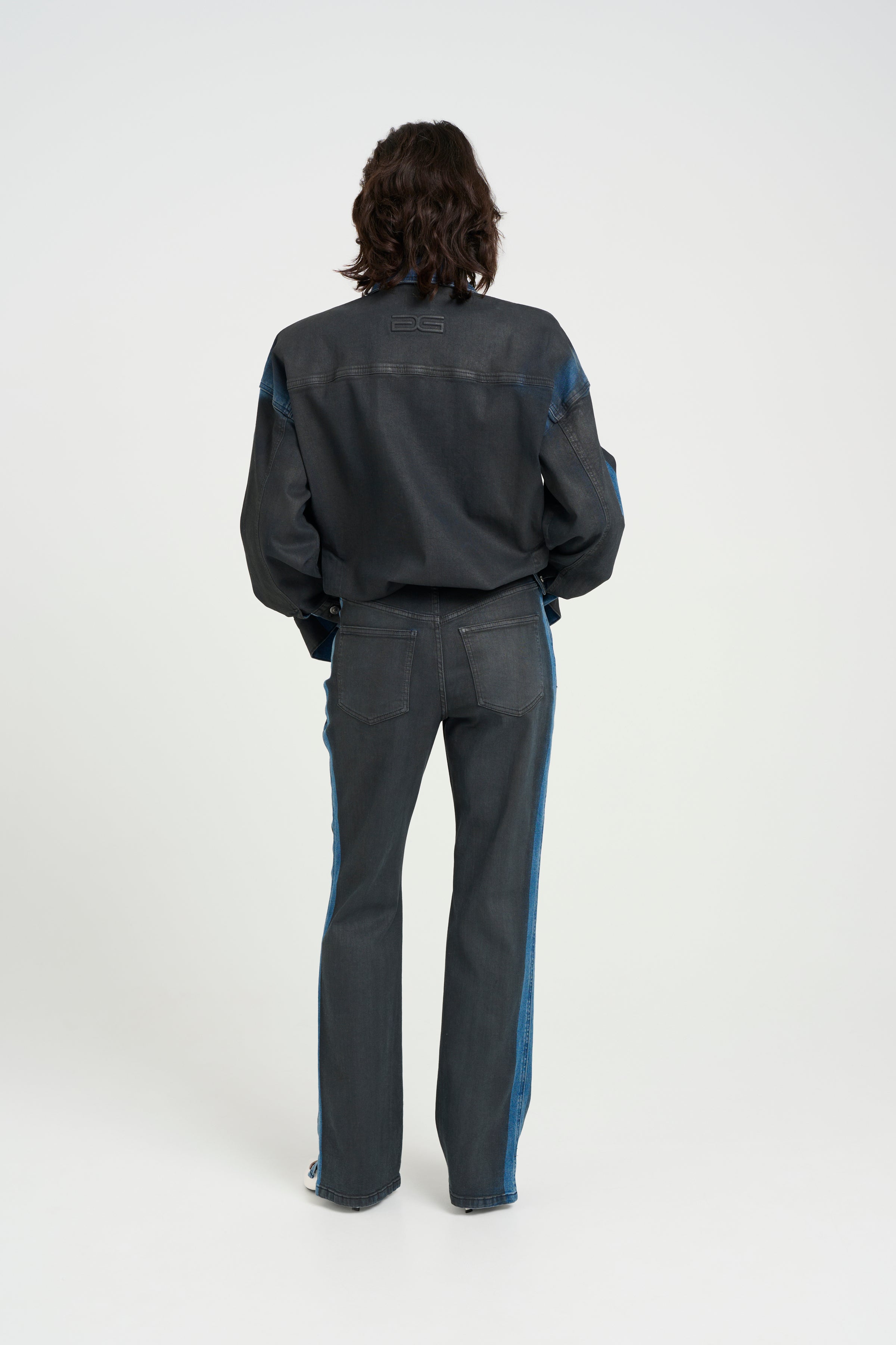 TimmieGZ HW jeans - Blue/Black Washed